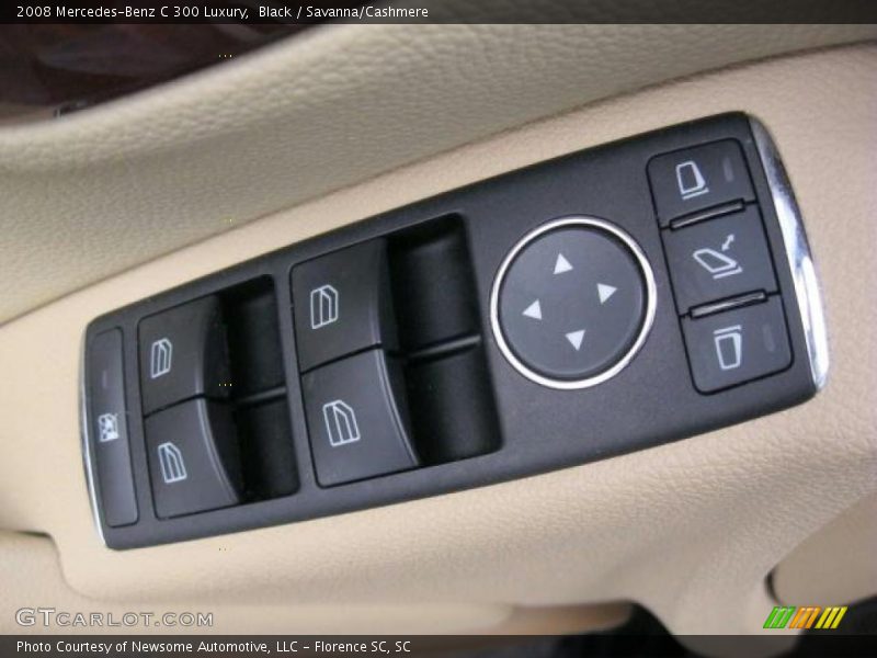Black / Savanna/Cashmere 2008 Mercedes-Benz C 300 Luxury