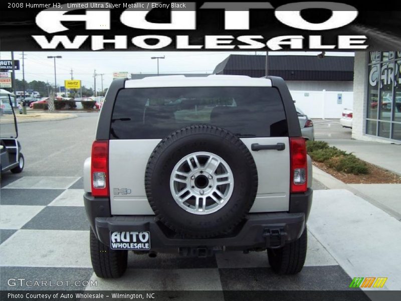 Limited Ultra Silver Metallic / Ebony Black 2008 Hummer H3