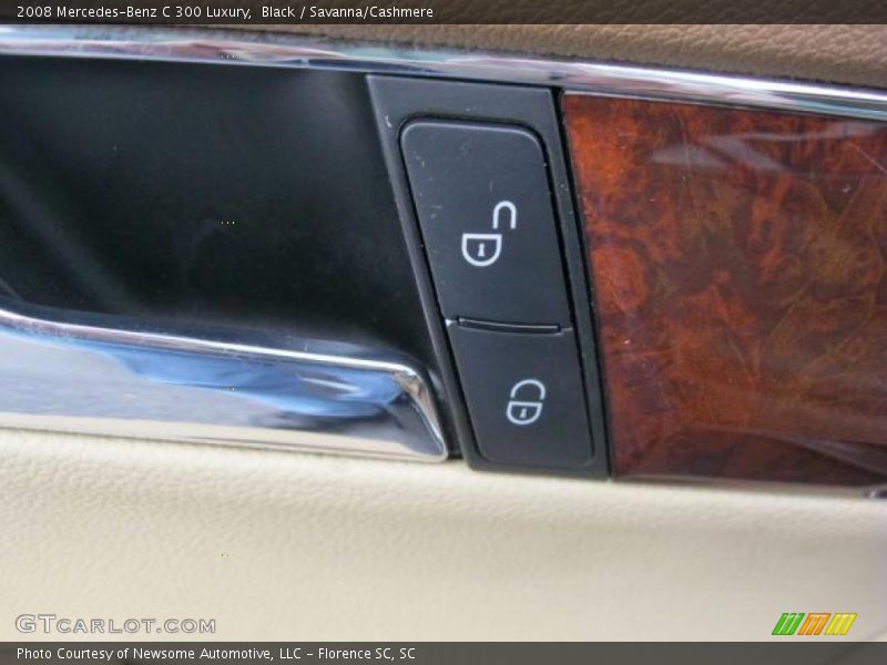 Black / Savanna/Cashmere 2008 Mercedes-Benz C 300 Luxury