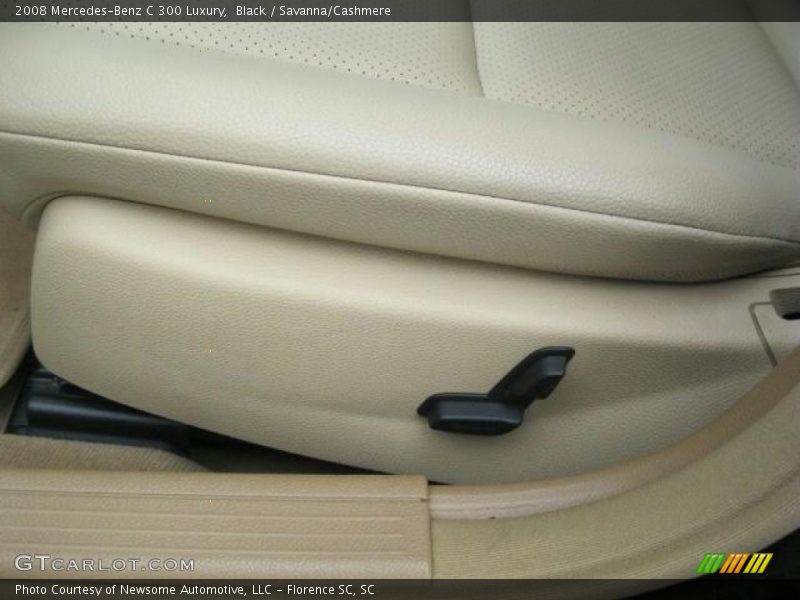 Black / Savanna/Cashmere 2008 Mercedes-Benz C 300 Luxury