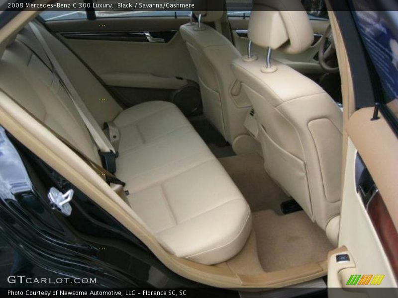 Black / Savanna/Cashmere 2008 Mercedes-Benz C 300 Luxury