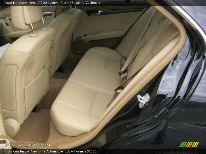 Black / Savanna/Cashmere 2008 Mercedes-Benz C 300 Luxury