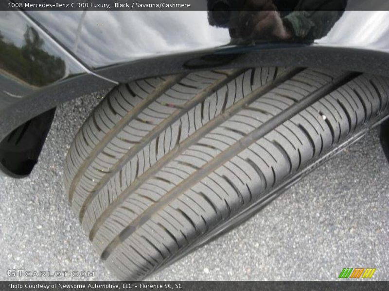 Black / Savanna/Cashmere 2008 Mercedes-Benz C 300 Luxury