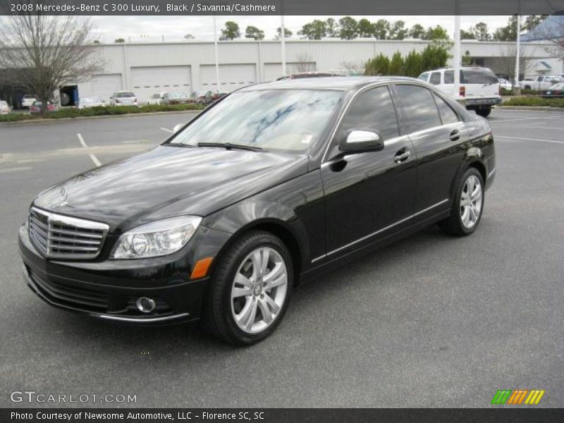 Black / Savanna/Cashmere 2008 Mercedes-Benz C 300 Luxury