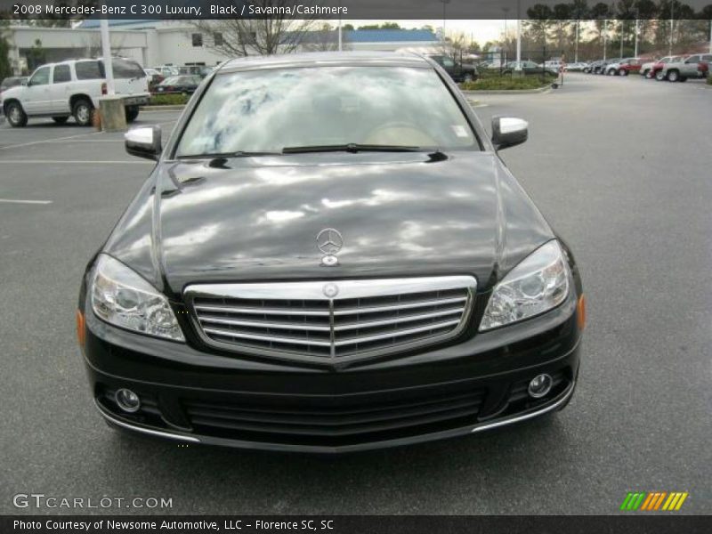 Black / Savanna/Cashmere 2008 Mercedes-Benz C 300 Luxury