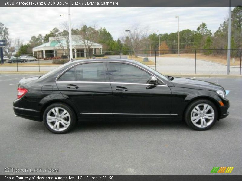 Black / Savanna/Cashmere 2008 Mercedes-Benz C 300 Luxury