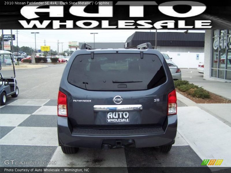 Dark Slate Metallic / Graphite 2010 Nissan Pathfinder SE 4x4