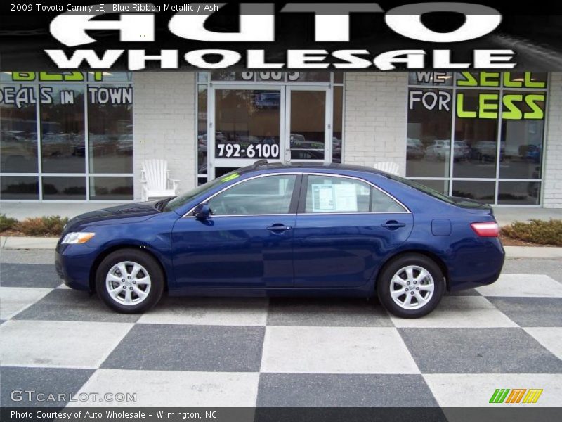 Blue Ribbon Metallic / Ash 2009 Toyota Camry LE