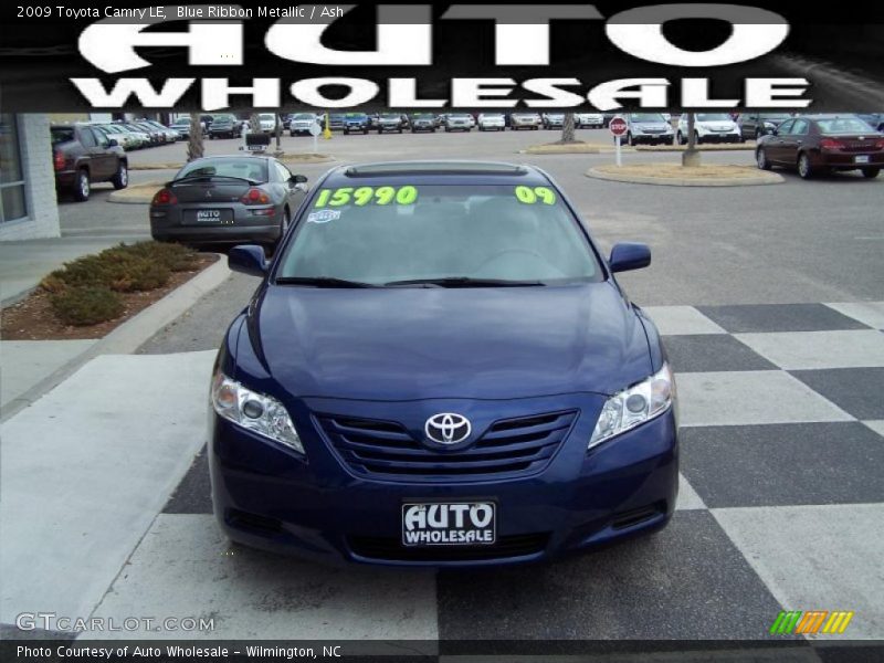 Blue Ribbon Metallic / Ash 2009 Toyota Camry LE