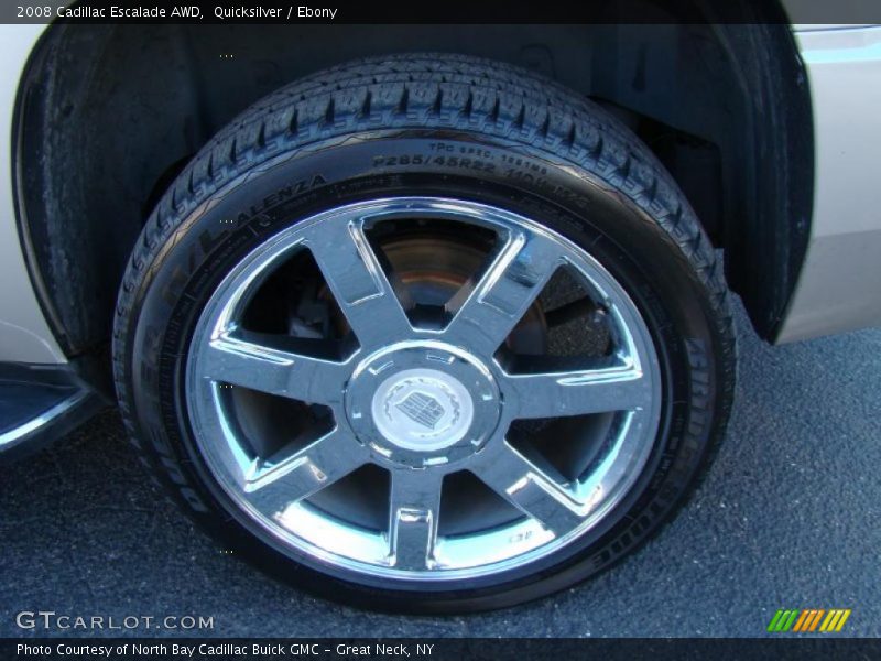 Quicksilver / Ebony 2008 Cadillac Escalade AWD