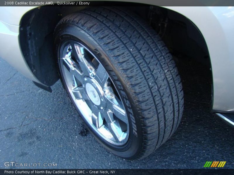 Quicksilver / Ebony 2008 Cadillac Escalade AWD