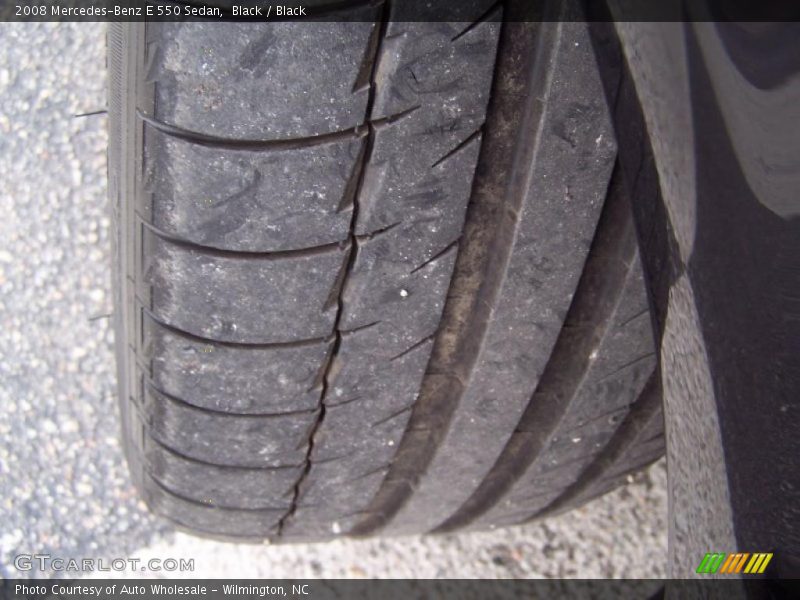 Black / Black 2008 Mercedes-Benz E 550 Sedan