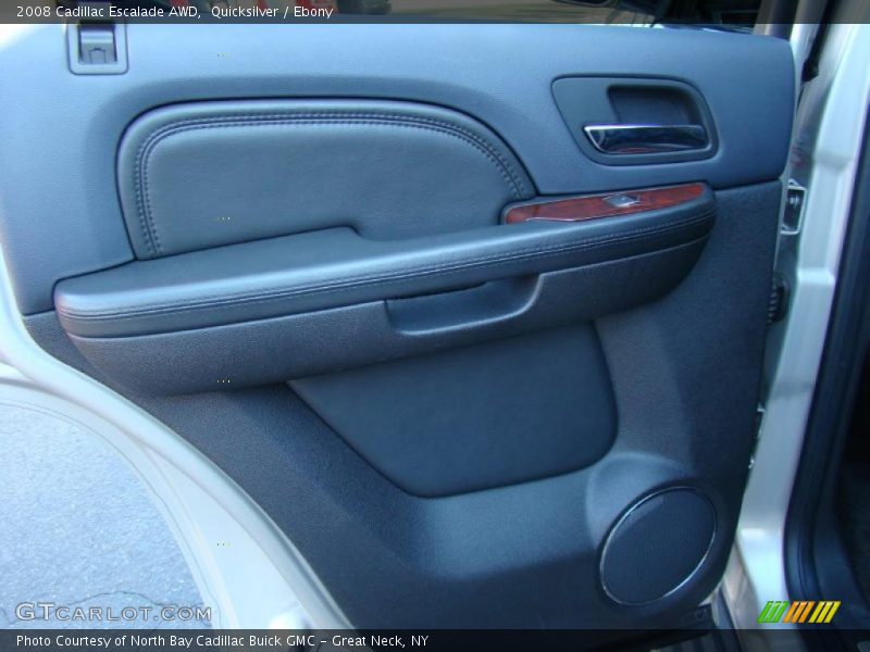 Quicksilver / Ebony 2008 Cadillac Escalade AWD