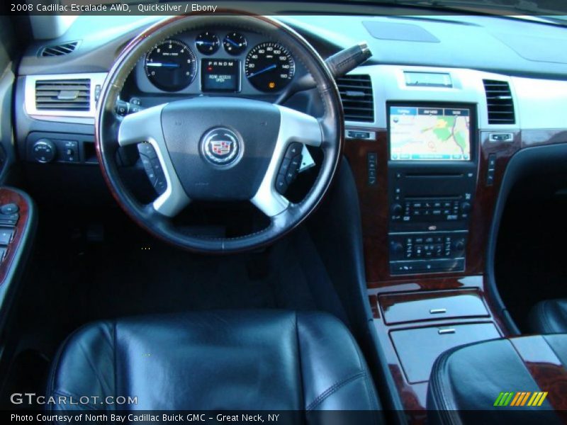 Quicksilver / Ebony 2008 Cadillac Escalade AWD