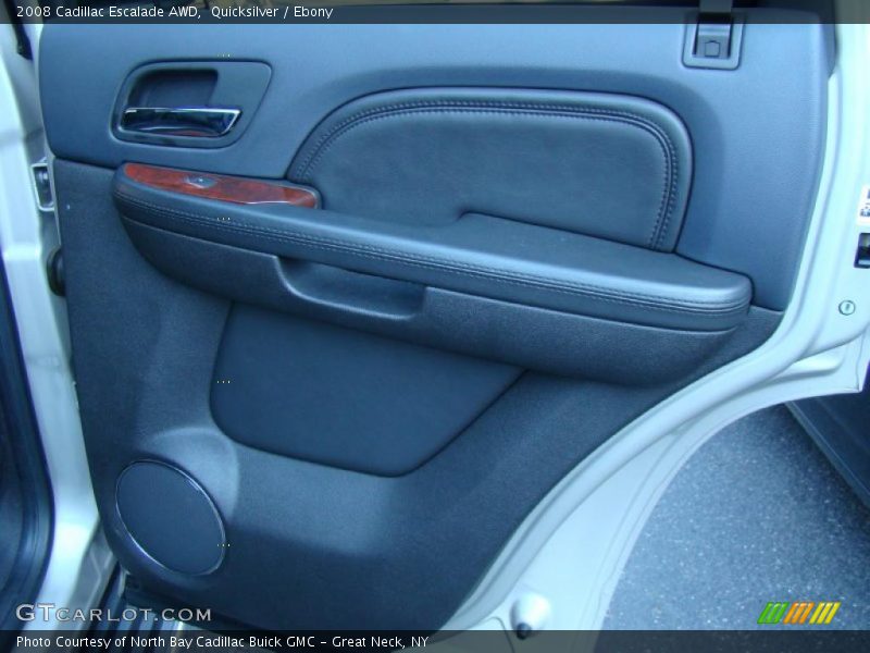Quicksilver / Ebony 2008 Cadillac Escalade AWD