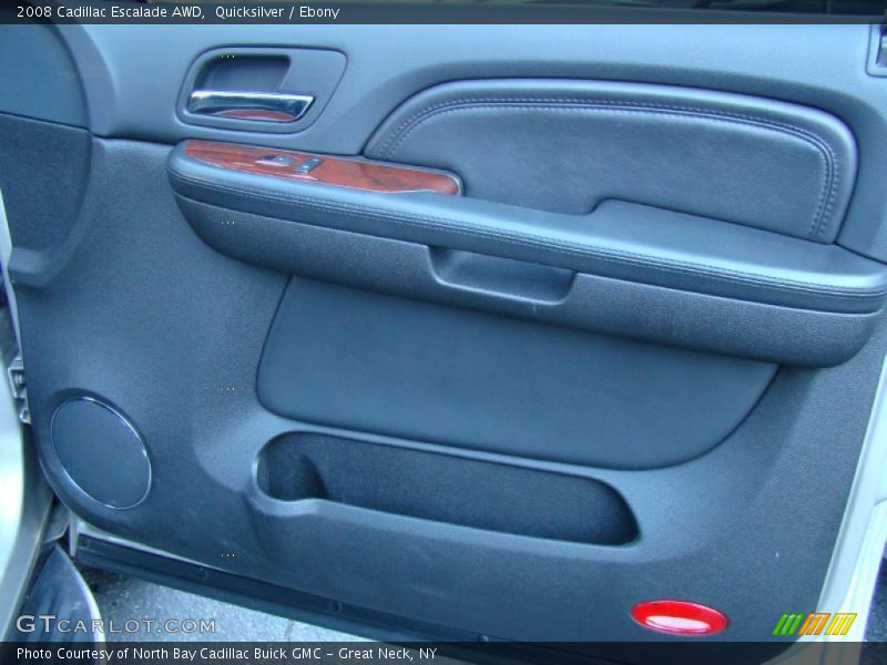 Quicksilver / Ebony 2008 Cadillac Escalade AWD