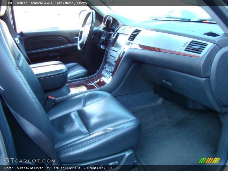 Quicksilver / Ebony 2008 Cadillac Escalade AWD