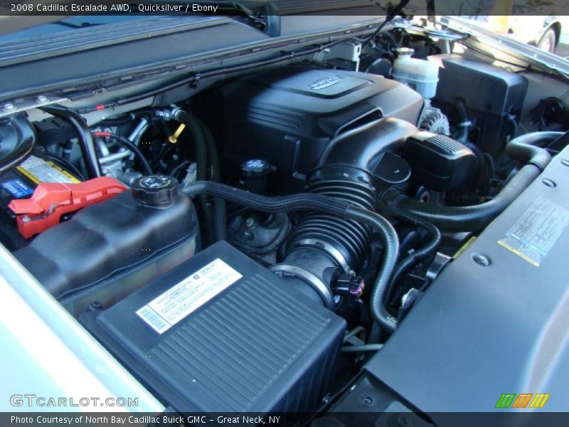 Quicksilver / Ebony 2008 Cadillac Escalade AWD
