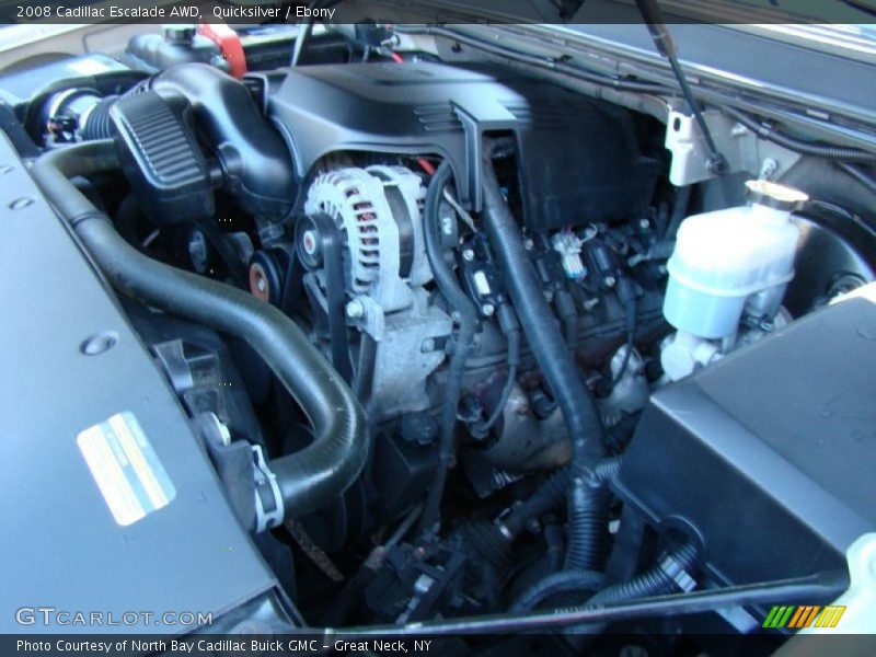 Quicksilver / Ebony 2008 Cadillac Escalade AWD