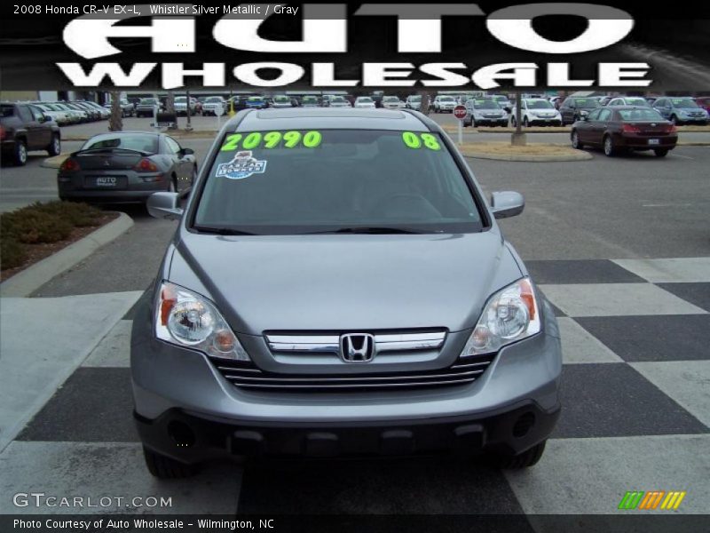 Whistler Silver Metallic / Gray 2008 Honda CR-V EX-L