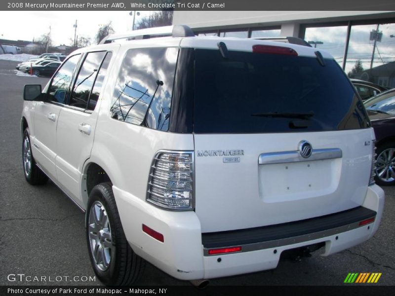 White Chocolate Tri Coat / Camel 2008 Mercury Mountaineer Premier AWD