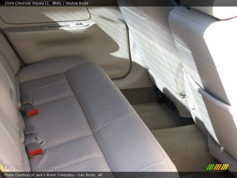 White / Neutral Beige 2004 Chevrolet Impala LS