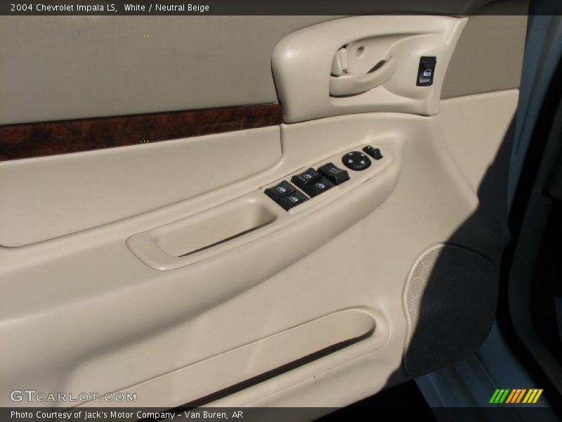 White / Neutral Beige 2004 Chevrolet Impala LS