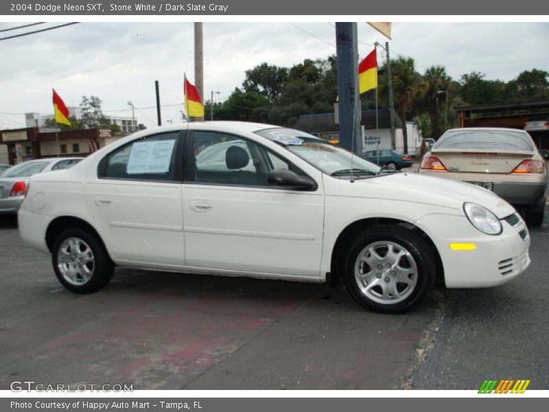Stone White / Dark Slate Gray 2004 Dodge Neon SXT