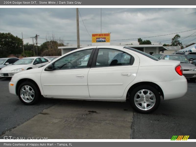 Stone White / Dark Slate Gray 2004 Dodge Neon SXT