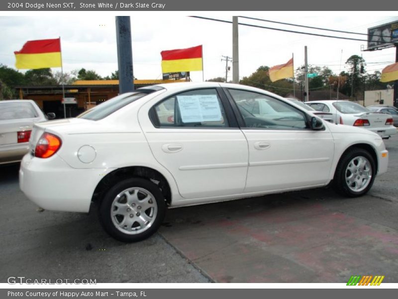 Stone White / Dark Slate Gray 2004 Dodge Neon SXT