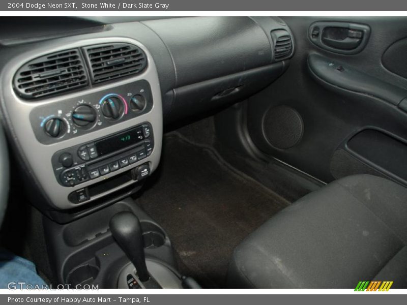 Stone White / Dark Slate Gray 2004 Dodge Neon SXT