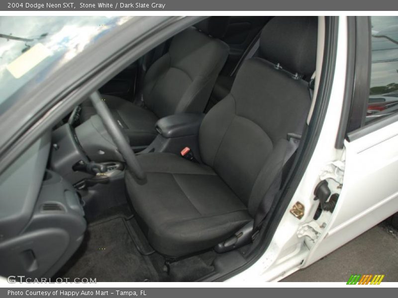 Stone White / Dark Slate Gray 2004 Dodge Neon SXT