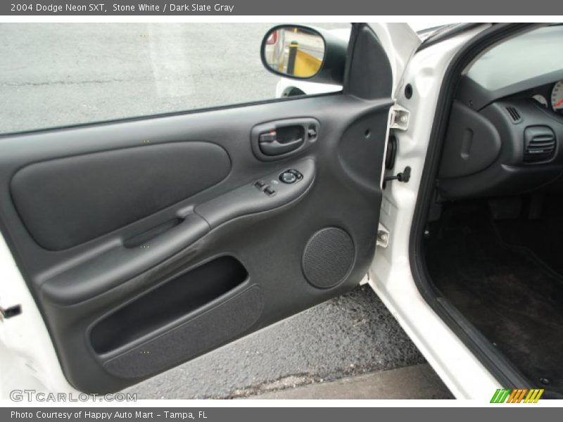 Stone White / Dark Slate Gray 2004 Dodge Neon SXT