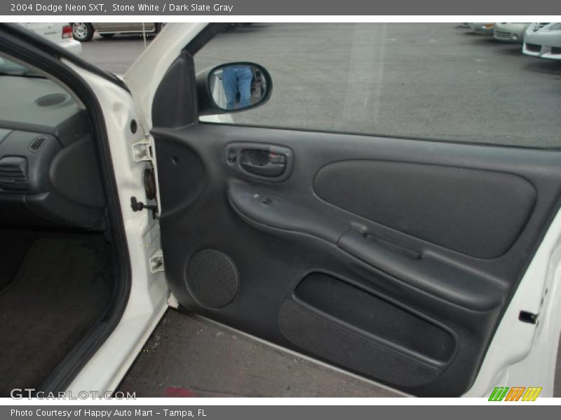 Stone White / Dark Slate Gray 2004 Dodge Neon SXT