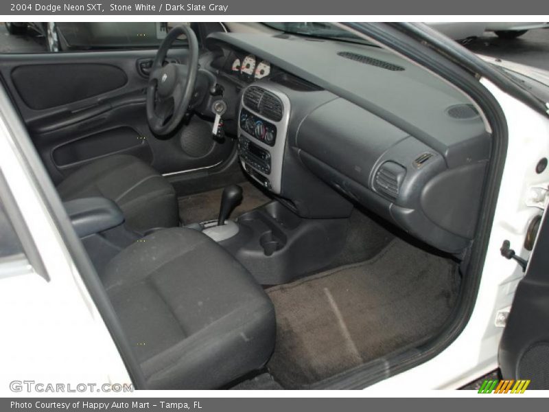 Stone White / Dark Slate Gray 2004 Dodge Neon SXT