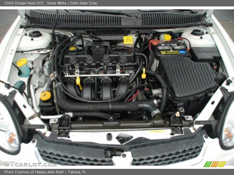 Stone White / Dark Slate Gray 2004 Dodge Neon SXT