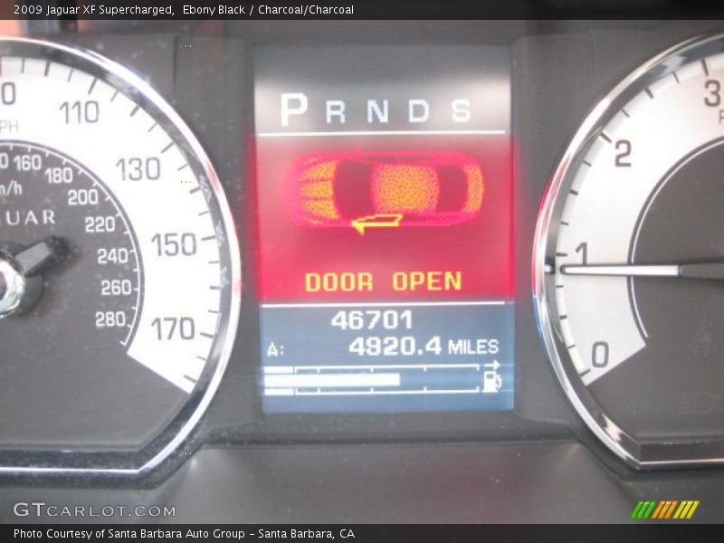 Ebony Black / Charcoal/Charcoal 2009 Jaguar XF Supercharged