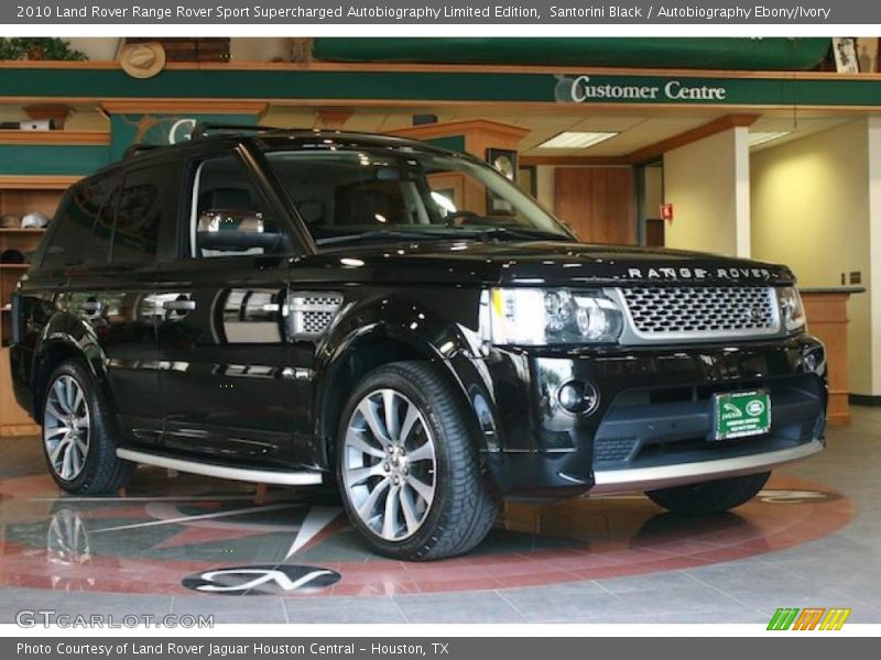 Santorini Black / Autobiography Ebony/Ivory 2010 Land Rover Range Rover Sport Supercharged Autobiography Limited Edition