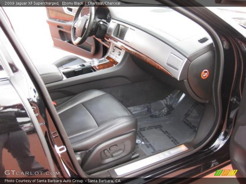 Ebony Black / Charcoal/Charcoal 2009 Jaguar XF Supercharged