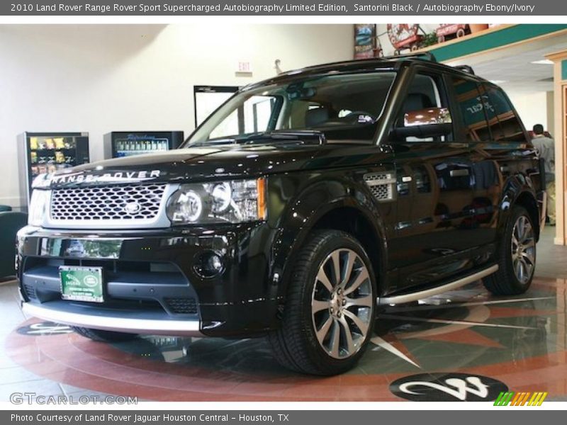 Santorini Black / Autobiography Ebony/Ivory 2010 Land Rover Range Rover Sport Supercharged Autobiography Limited Edition