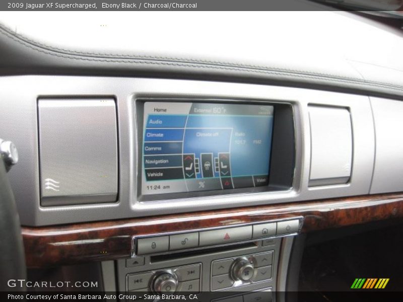 Ebony Black / Charcoal/Charcoal 2009 Jaguar XF Supercharged