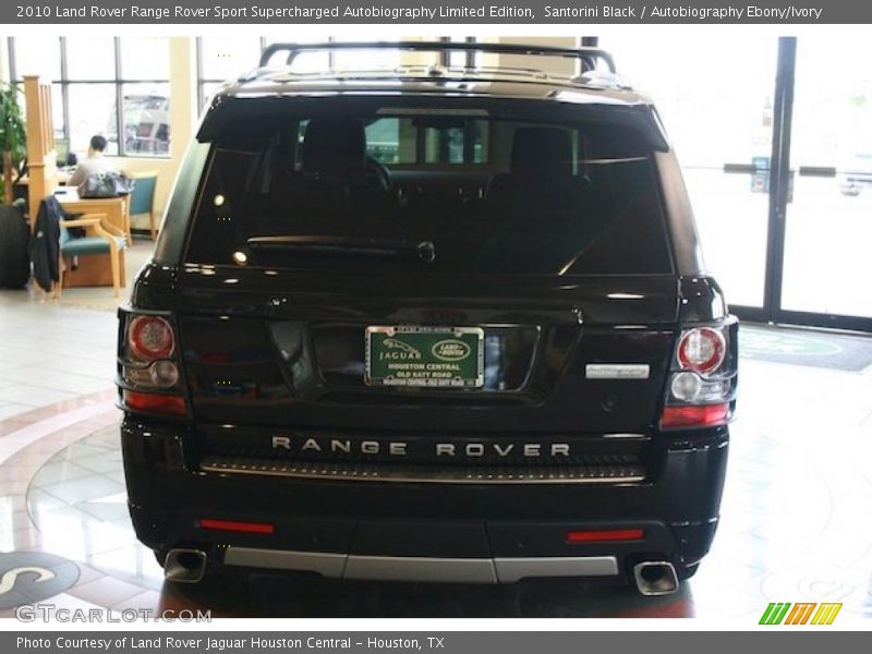 Santorini Black / Autobiography Ebony/Ivory 2010 Land Rover Range Rover Sport Supercharged Autobiography Limited Edition