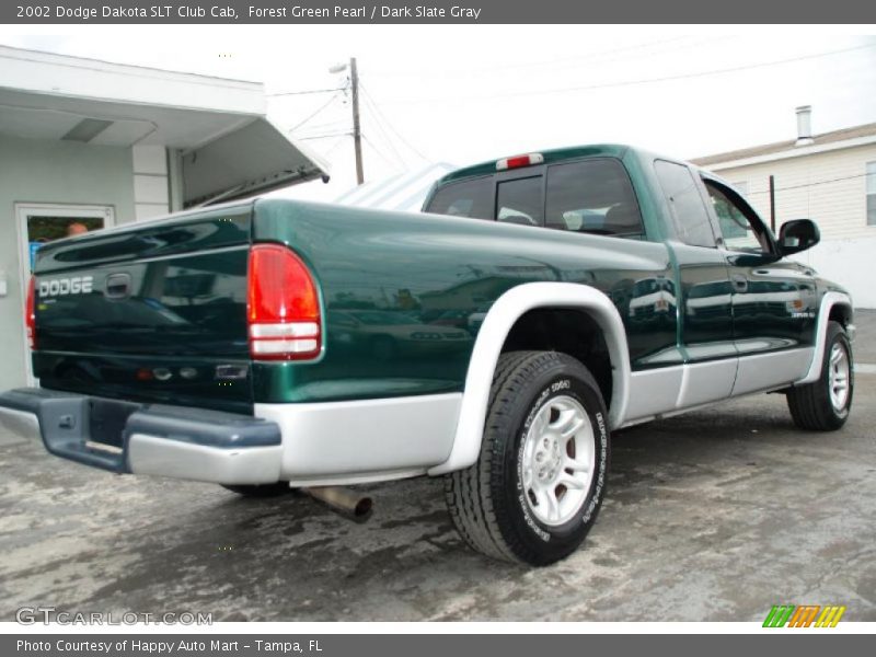 Forest Green Pearl / Dark Slate Gray 2002 Dodge Dakota SLT Club Cab