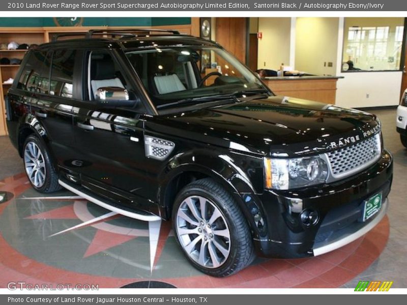 Santorini Black / Autobiography Ebony/Ivory 2010 Land Rover Range Rover Sport Supercharged Autobiography Limited Edition