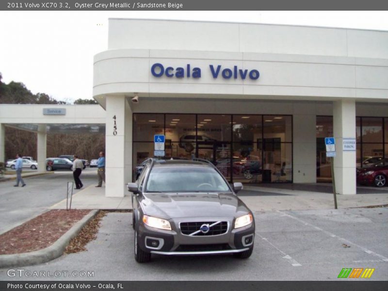 Oyster Grey Metallic / Sandstone Beige 2011 Volvo XC70 3.2