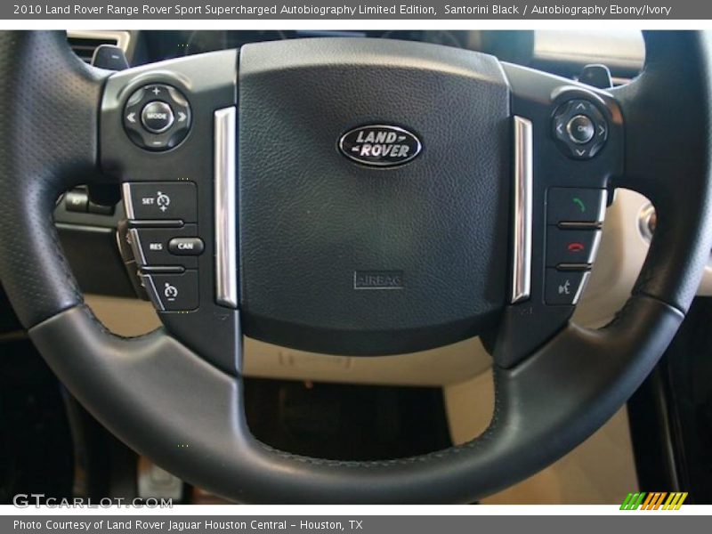  2010 Range Rover Sport Supercharged Autobiography Limited Edition Steering Wheel