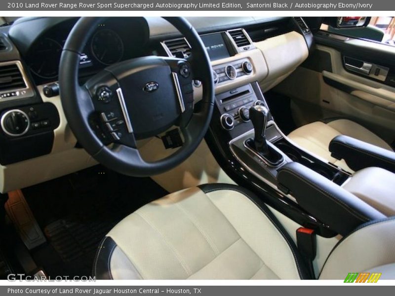 Autobiography Ebony/Ivory Interior - 2010 Range Rover Sport Supercharged Autobiography Limited Edition 