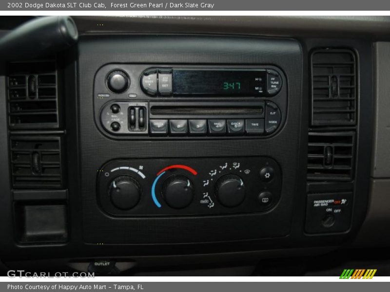 Forest Green Pearl / Dark Slate Gray 2002 Dodge Dakota SLT Club Cab