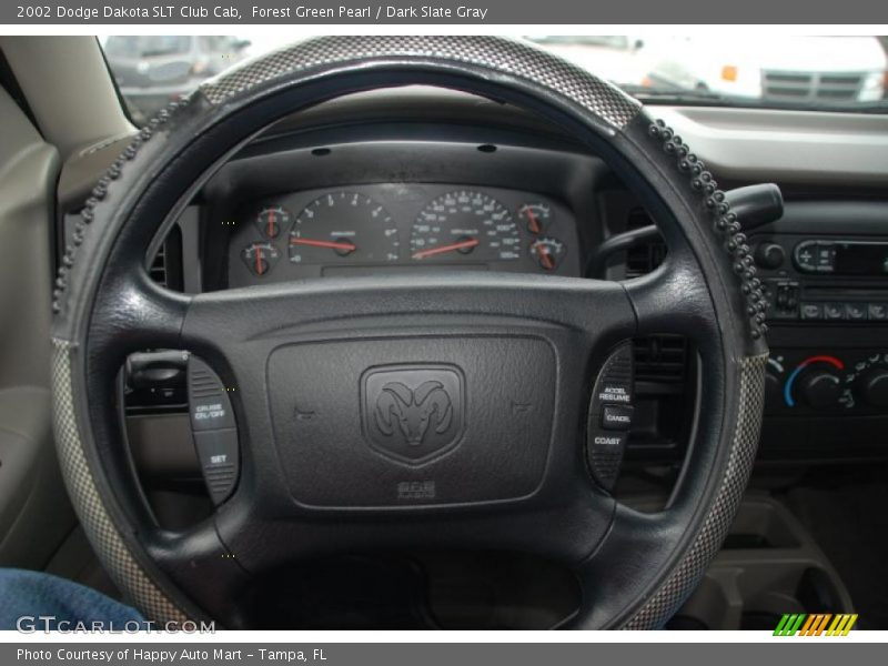 Forest Green Pearl / Dark Slate Gray 2002 Dodge Dakota SLT Club Cab