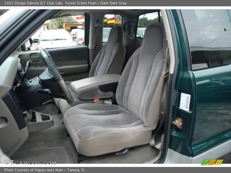 Forest Green Pearl / Dark Slate Gray 2002 Dodge Dakota SLT Club Cab